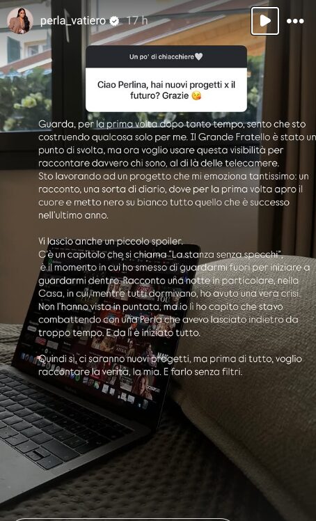 Grande Fratello, Perla Vatiero lo annuncia sui social: i fan in delirio! Grande Fratello, Perla Vatiero lo annuncia sui social: i fan in delirio!